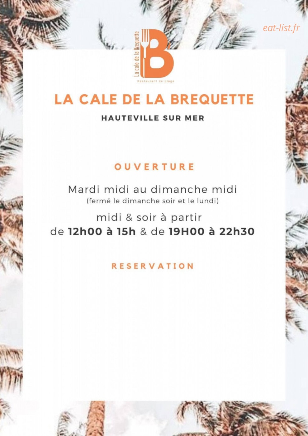 La Cale de la Brequette — carte page 1