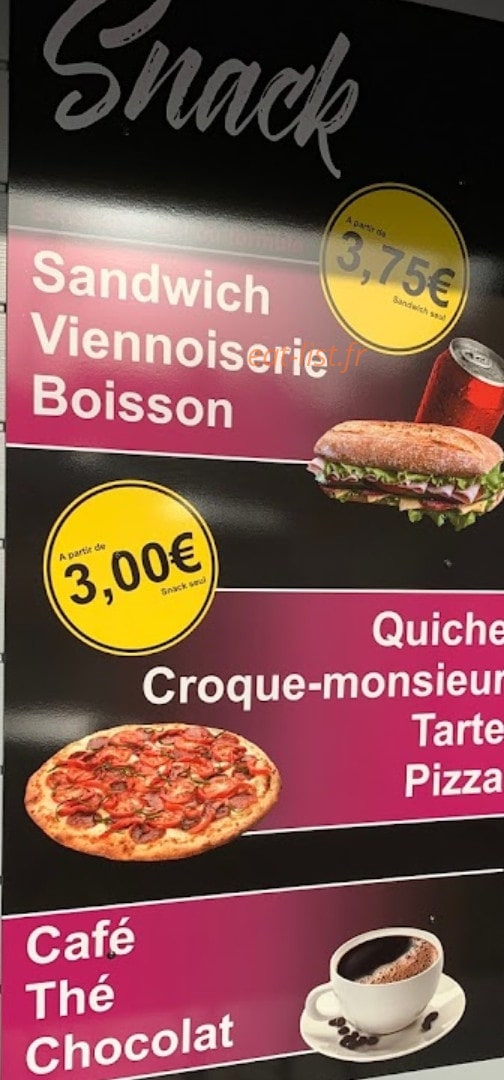Fournil Aux 2 Saveurs — carte page 1