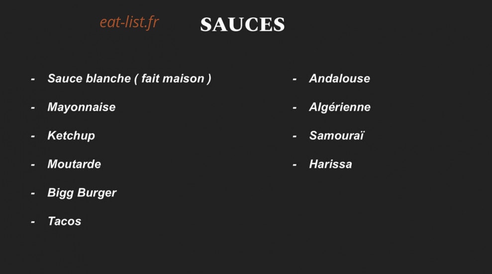 Chez Unal — carte page 5