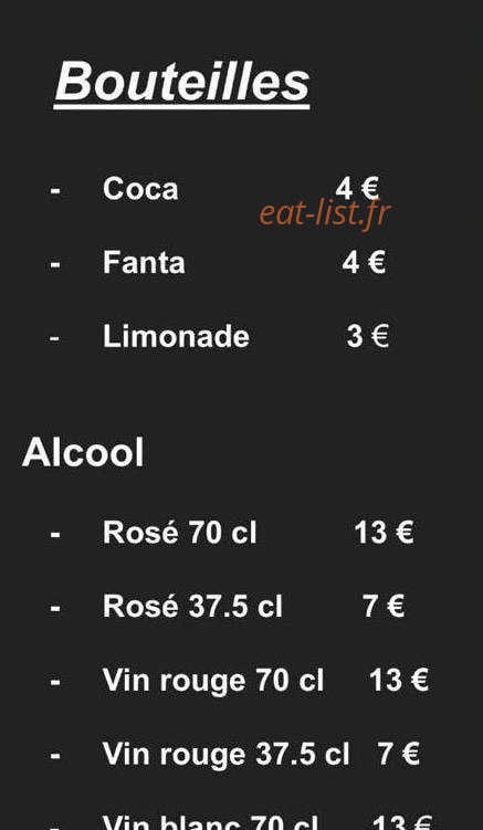 Chez Unal — carte page 3