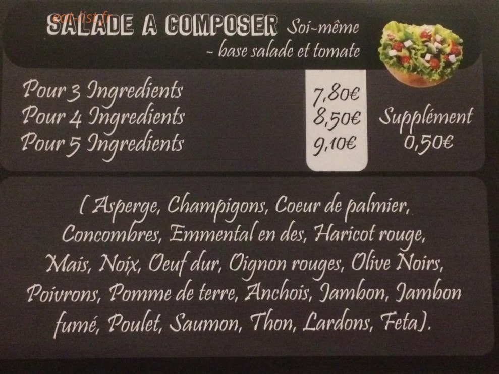 Food Station — carte page 2