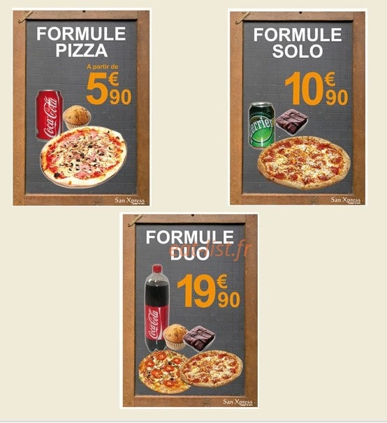 San Xpress — carte page 9