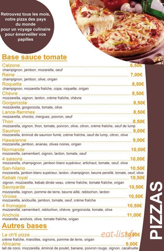 San Xpress — carte page 1
