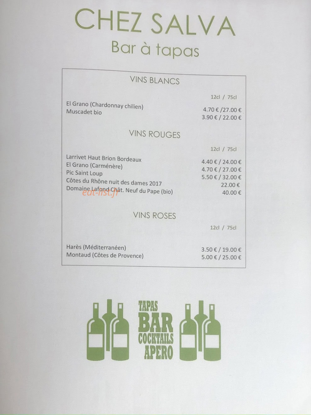 La Prohibition — carte page 5