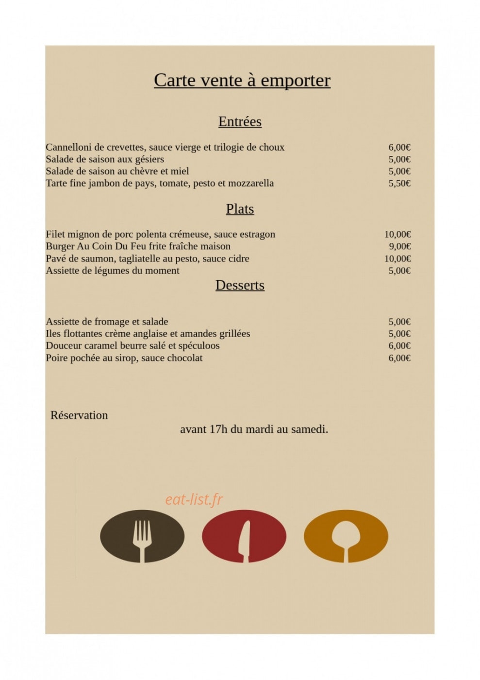Au coin du feu — carte page 7