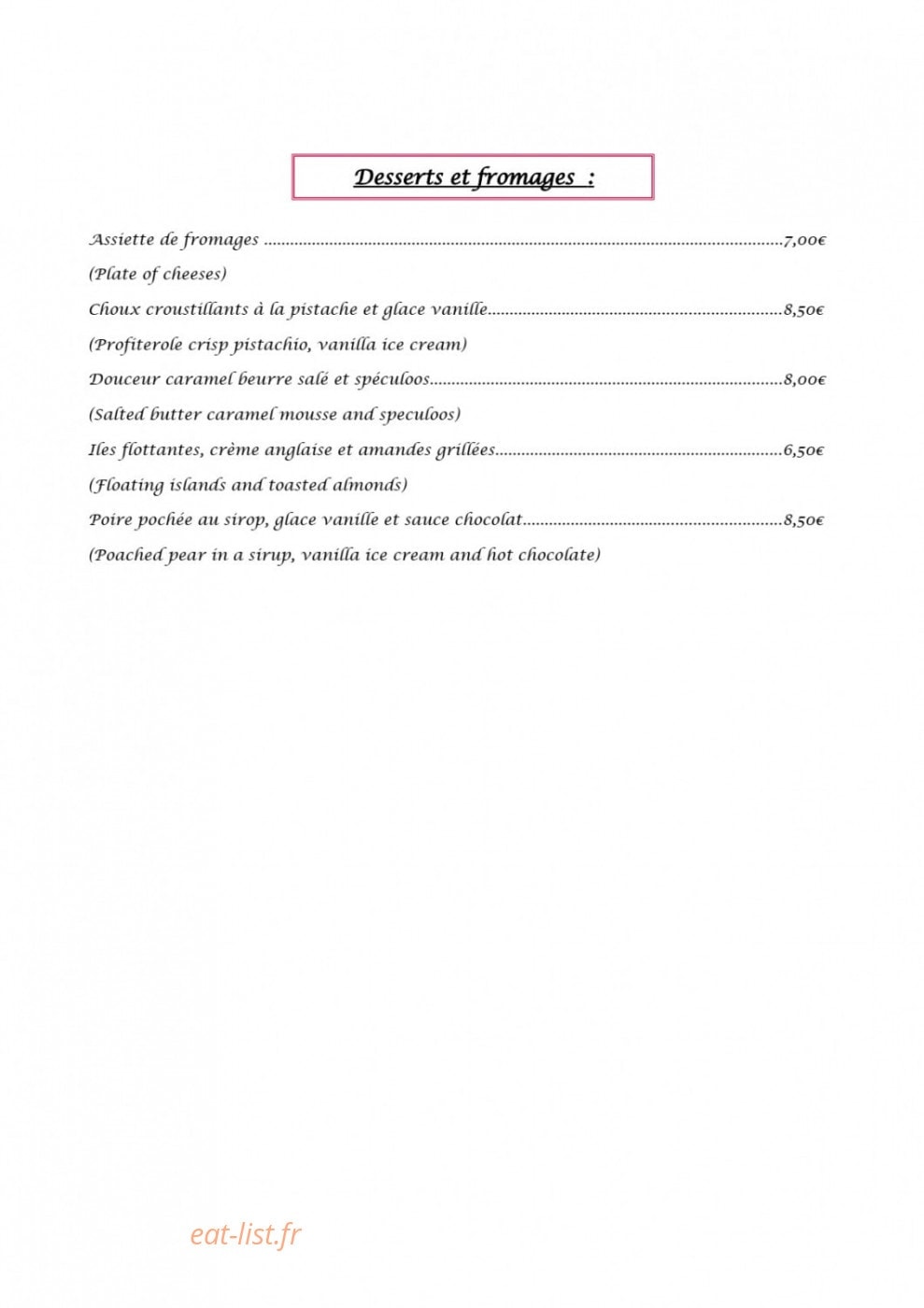 Au coin du feu — carte page 2