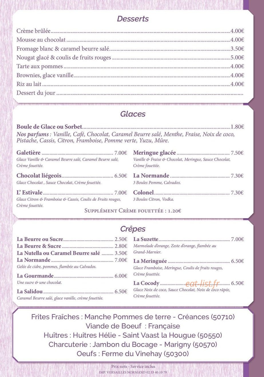 La galetiere — carte page 4