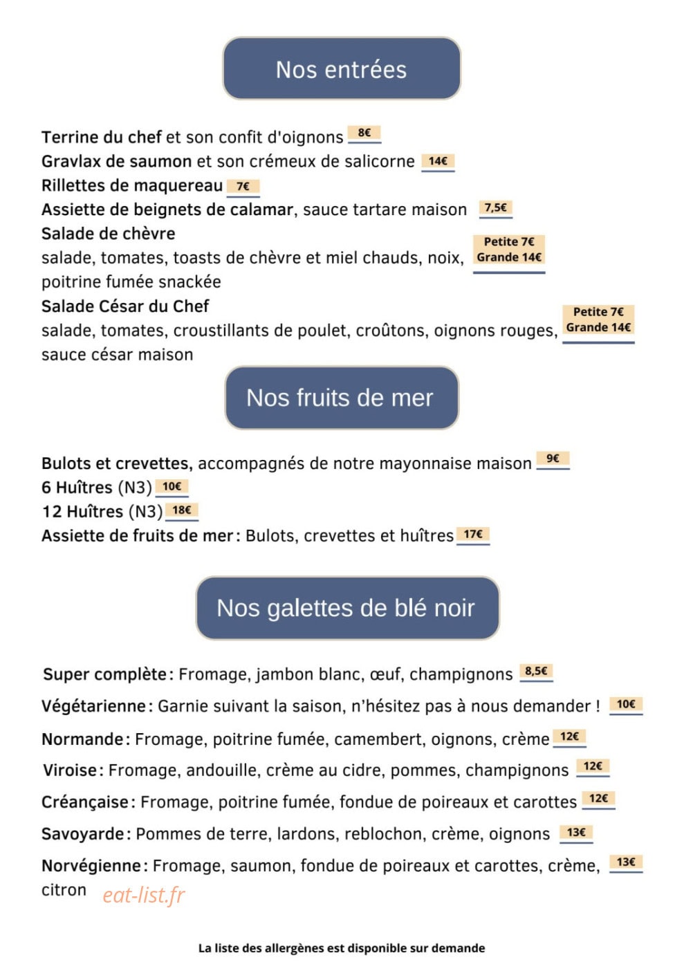 Les Mielles — carte page 3