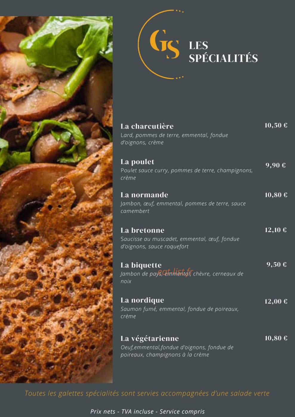 Graines de Saveurs — carte page 2