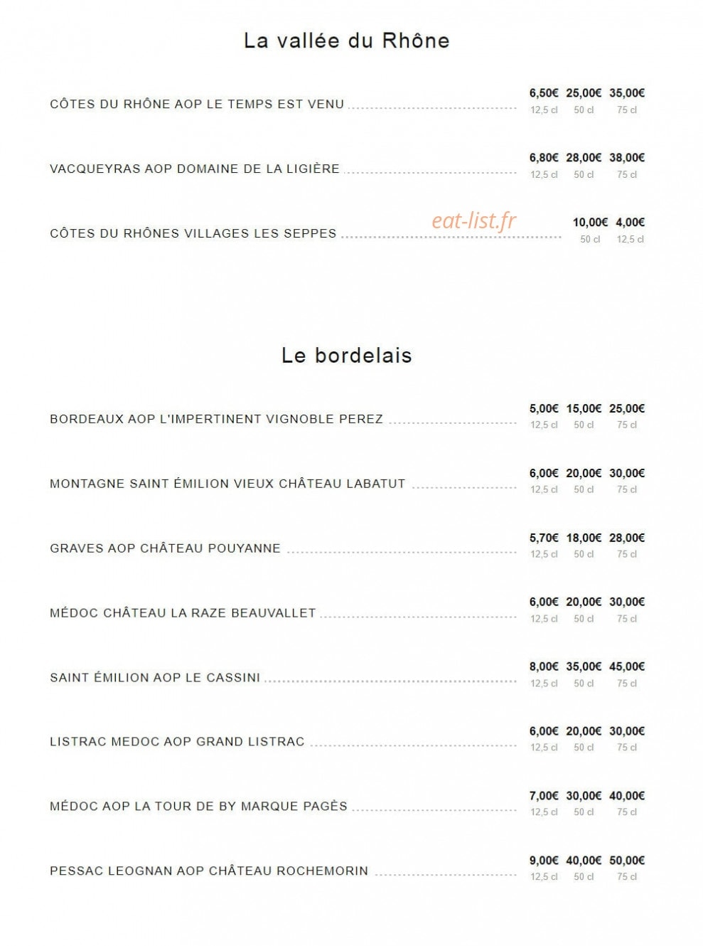 Le Moulin — carte page 10