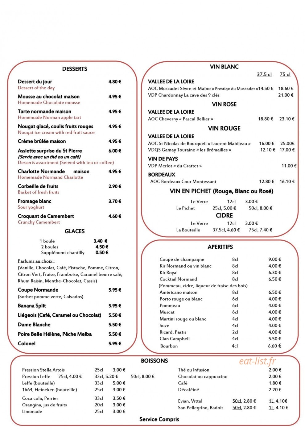 Hôtel Saint-Pierre — carte page 9