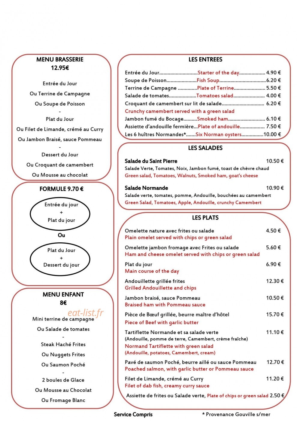 Hôtel Saint-Pierre — carte page 8