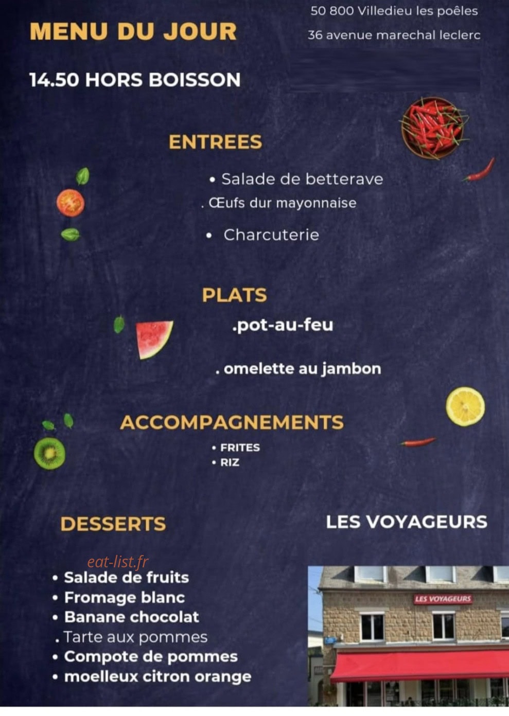 Les voyageurs — carte page 1