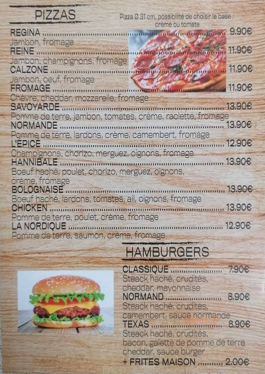Le P'tit Moyonnais — carte page 1