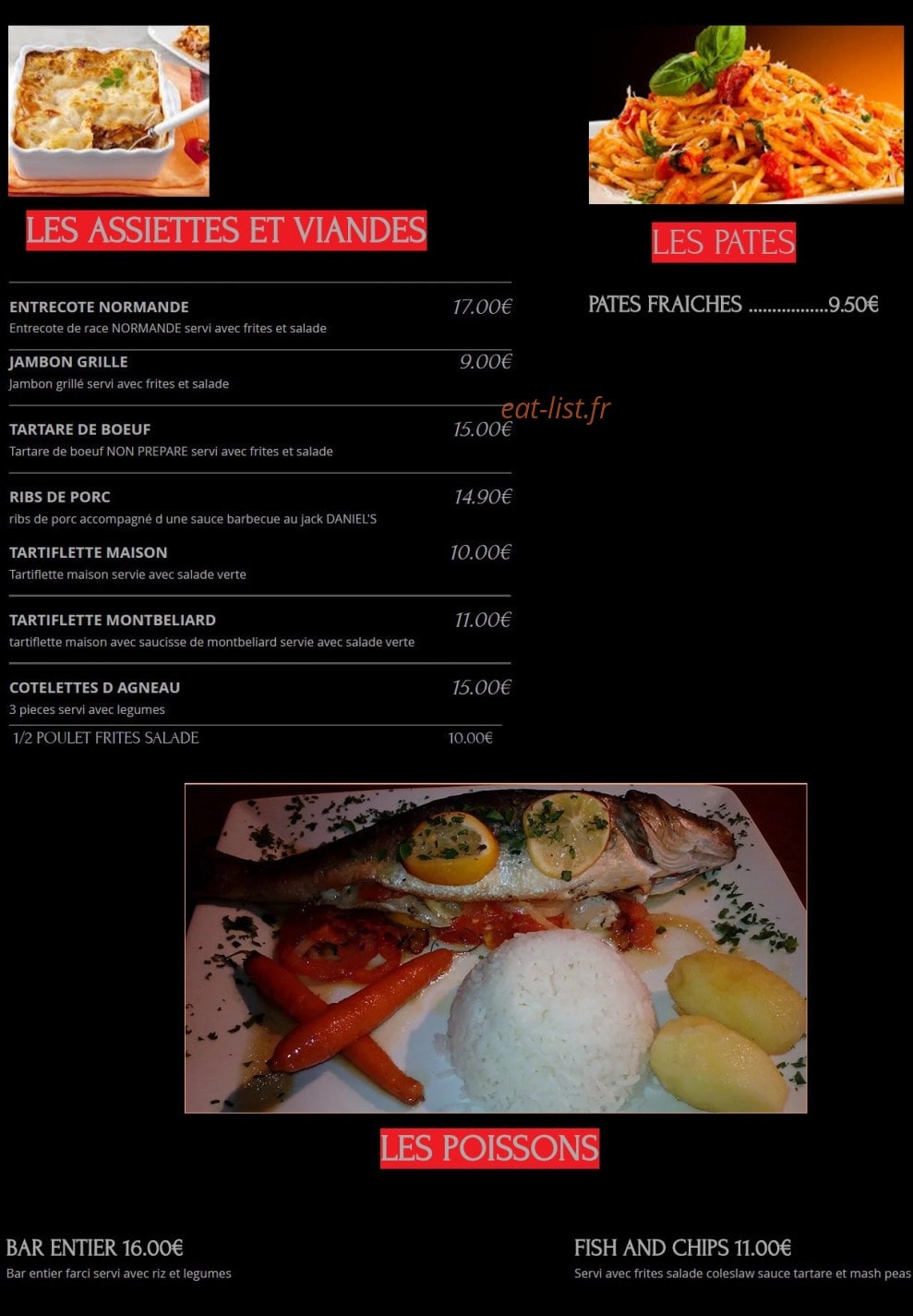 Jack & Co — carte page 3