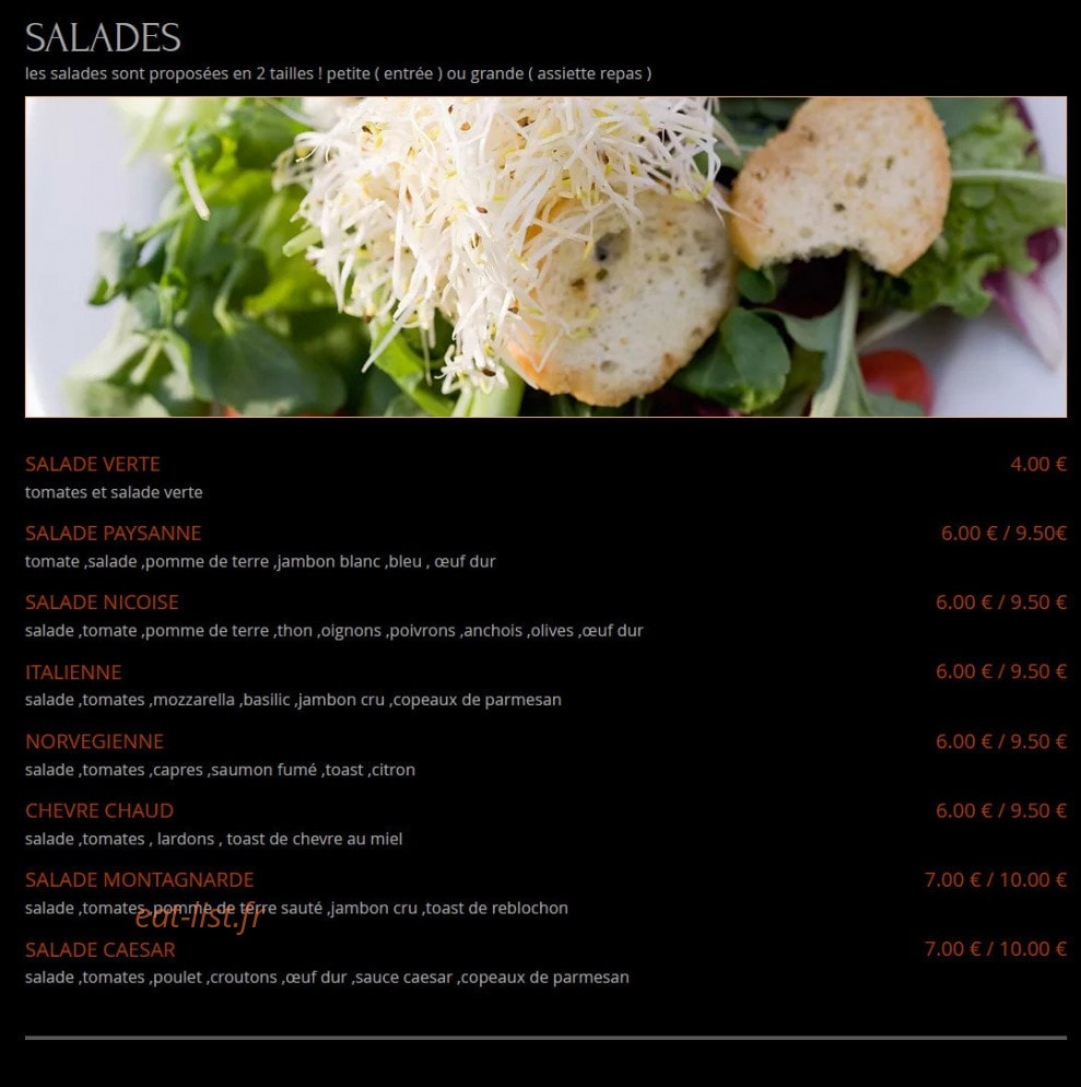 Jack & Co — carte page 2