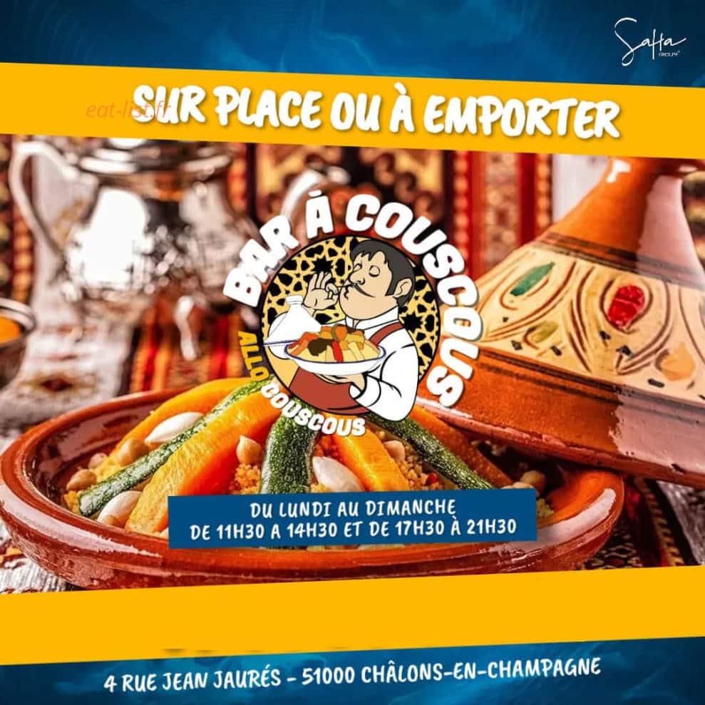 Allo Couscous — carte page 1