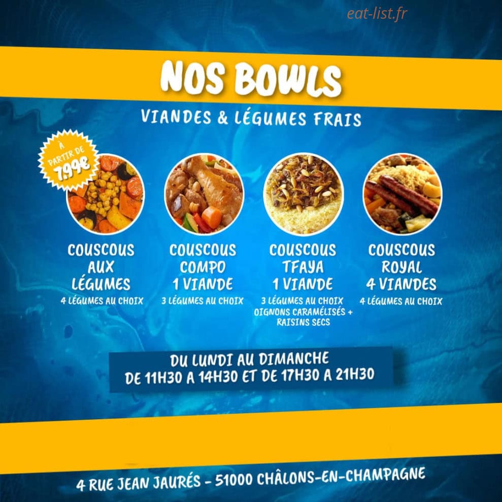 Allo Couscous — carte page 4