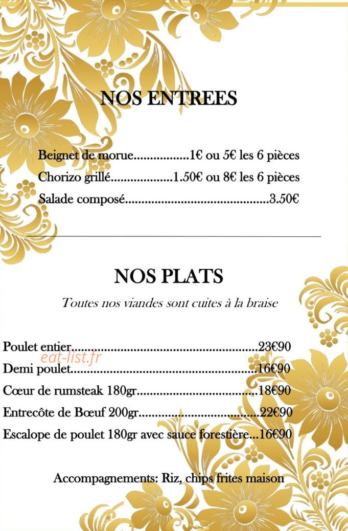 Bellicious — carte page 1