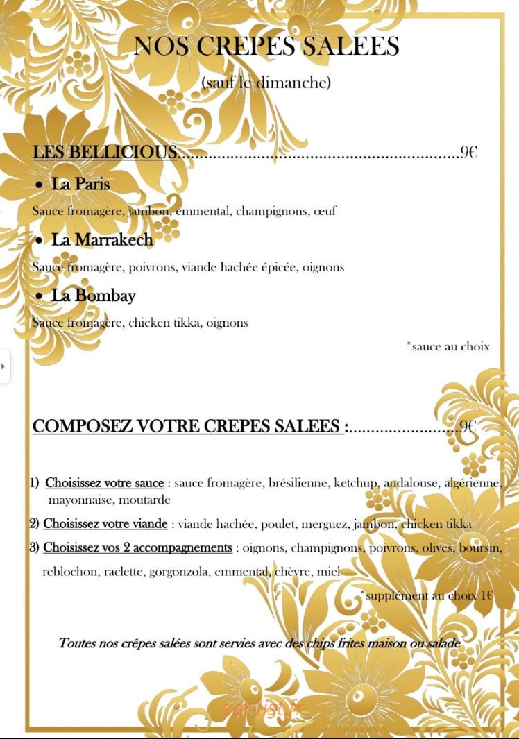 Bellicious — carte page 3