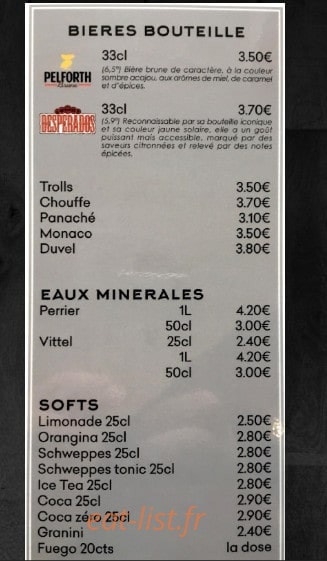 Chez Greg — carte page 3