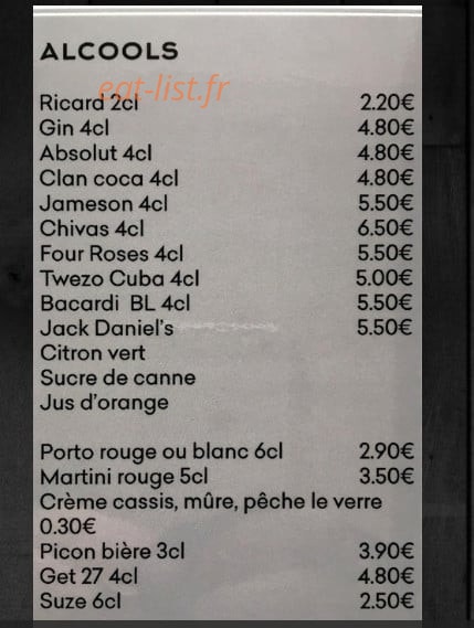 Chez Greg — carte page 4