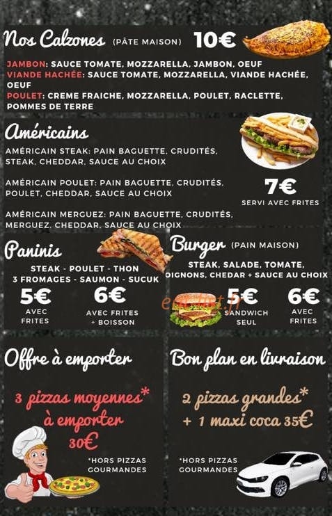 Famous pizza — carte page 3