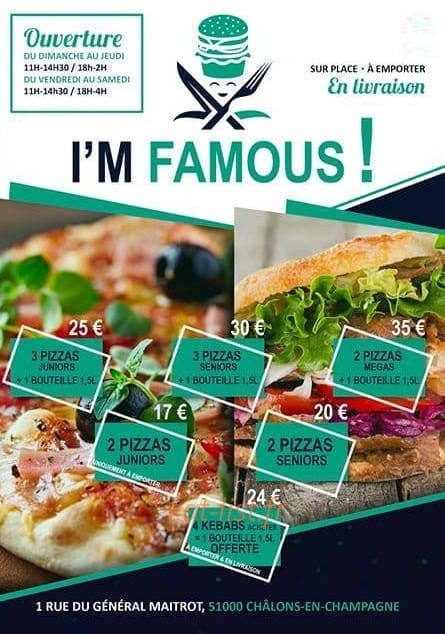 I'm Famous — carte page 1