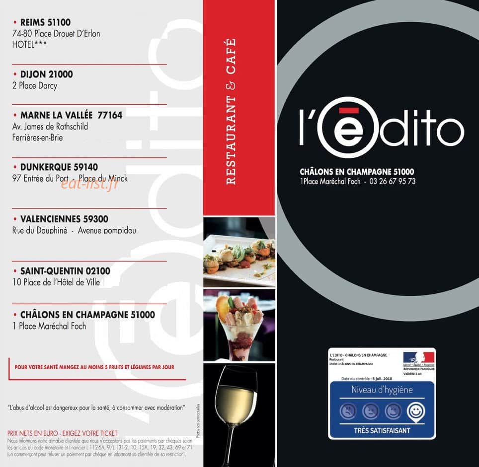 L'Edito — carte page 12