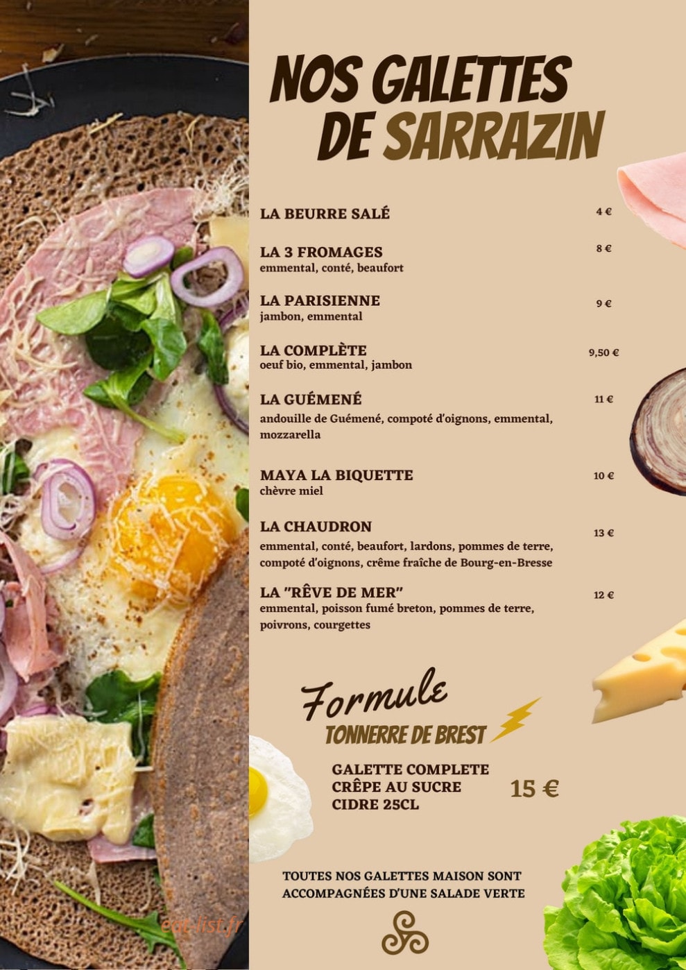 Le gîte des 3 bretons — carte page 1