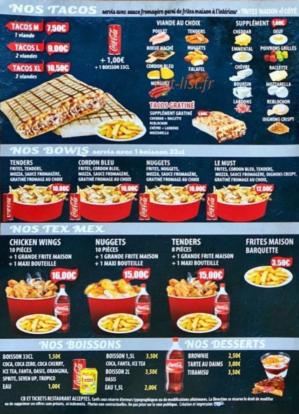 Le Must — carte page 4