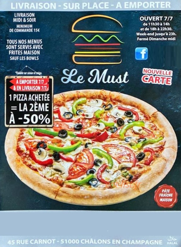 Le Must — carte page 1
