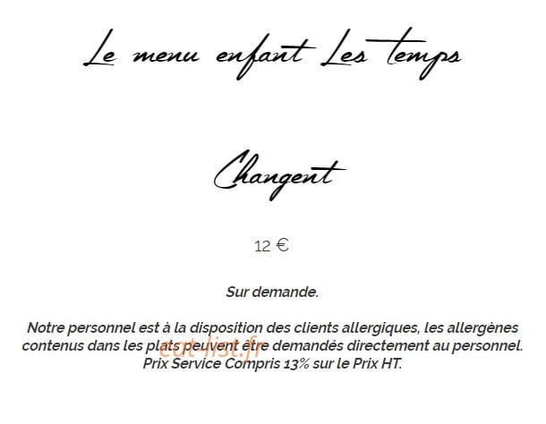 Les temps changent — carte page 2