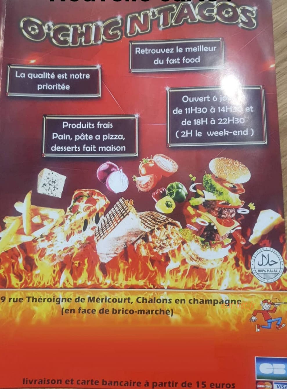 O'Chic N'Tacos — carte page 1