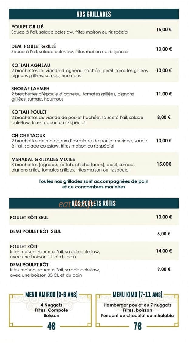 Tresor Du Liban — carte page 1