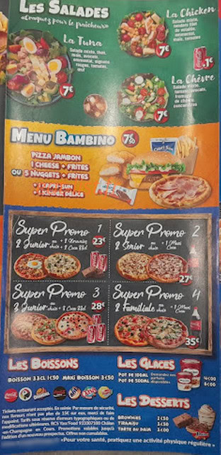 Yass'pizza — carte page 6
