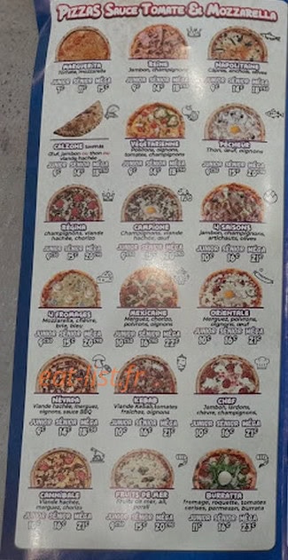 Yass'pizza — carte page 2