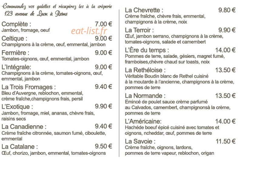 A l'ère du temps — carte page 1