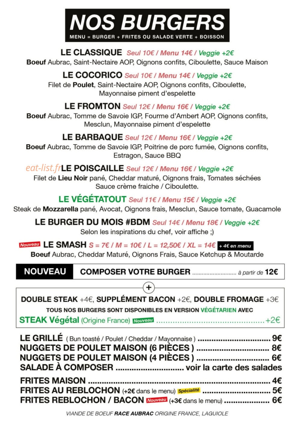 Alfred Burger — carte page 1