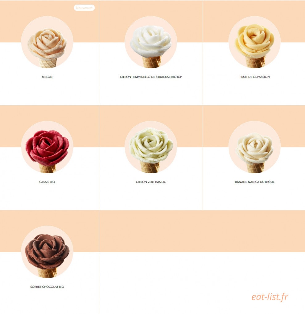 Amorino — carte page 2