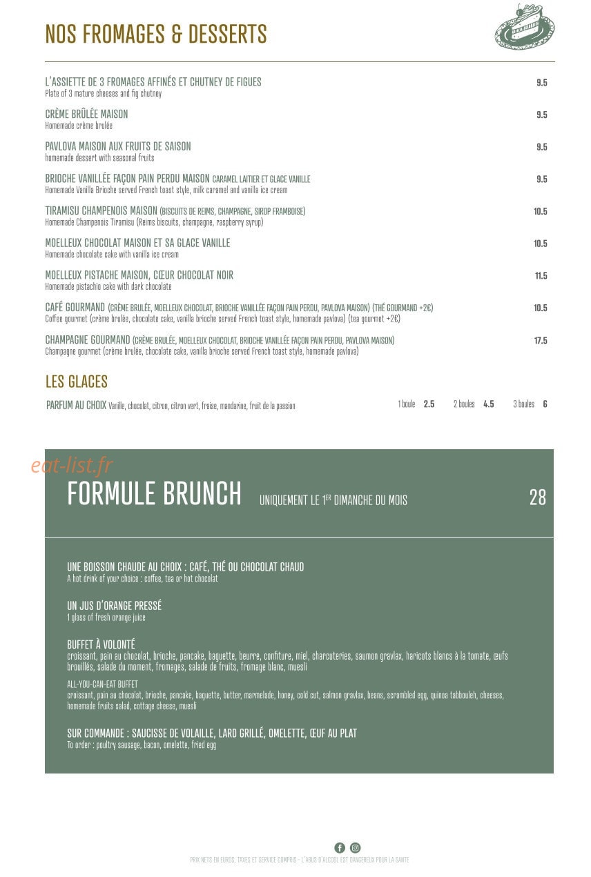 Aroma — carte page 3