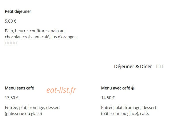 Au Nouveau Port — carte page 1