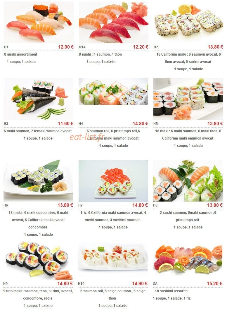 Au Soleil d'Asie — carte page 2