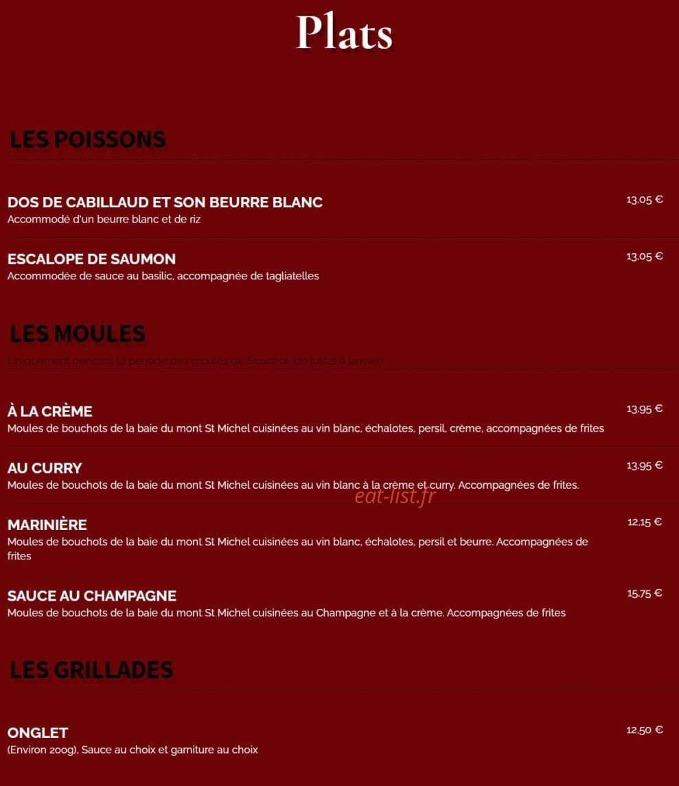 Aux Coteaux — carte page 5