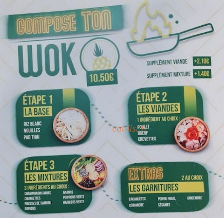 Bangkok Factory — carte page 3