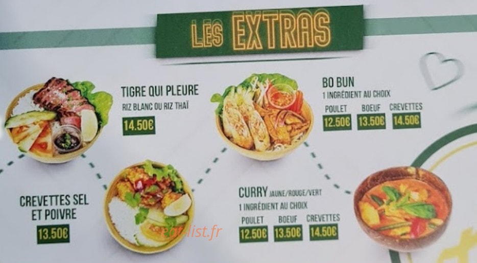 Bangkok Factory — carte page 6