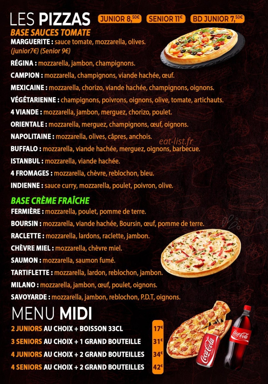 BD Tacos & Pizza — carte page 4