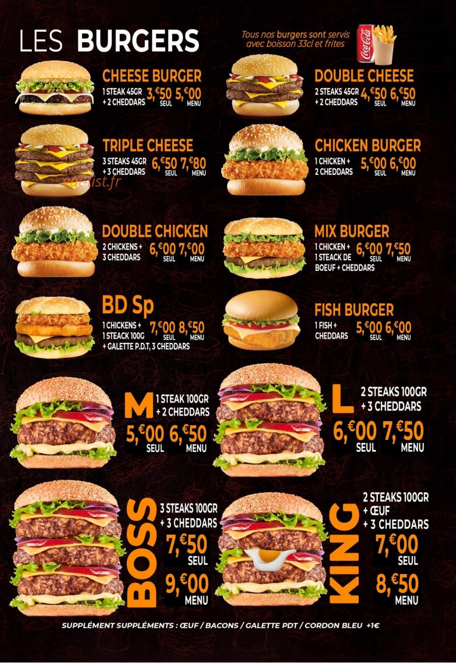 BD Tacos & Pizza — carte page 3
