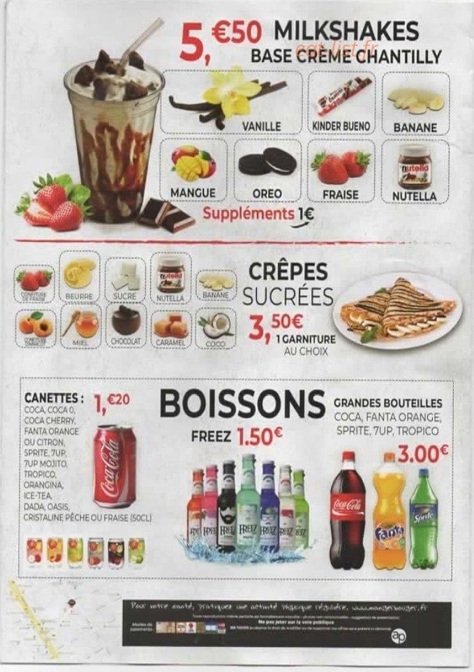 BN Tacos — carte page 5