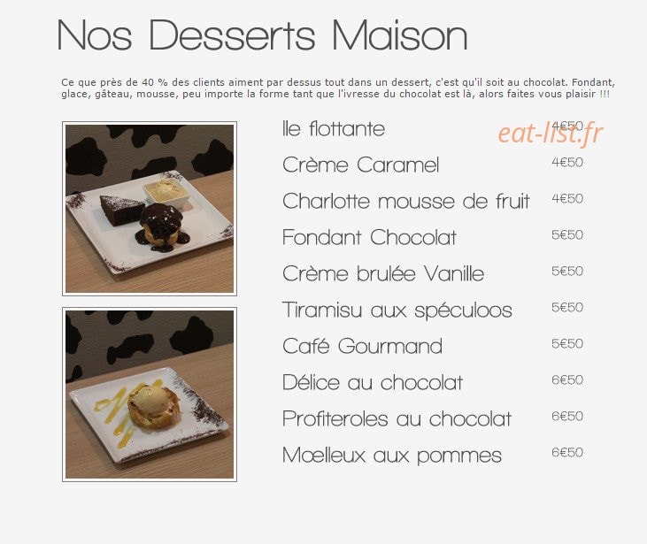 Boeuf ou Salade — carte page 3